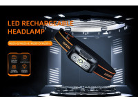 Superfire Lanterna de Cabeça 2W 110lm IP44 HL05-L Superfire Lanterna de Cabeça 2W 110lm IP44 HL05-L